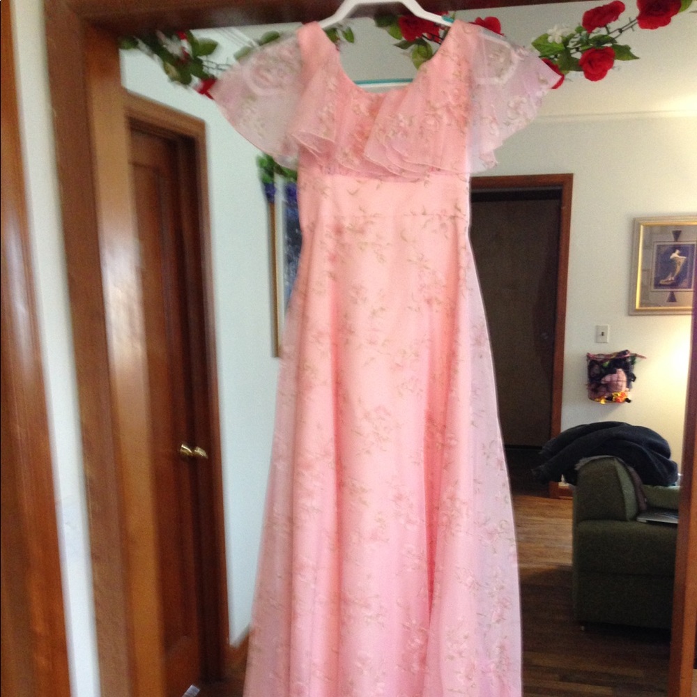Vintage 70's prom gown